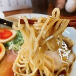 麺屋 夢風 - 　　中太モチモチぷりぷり麺