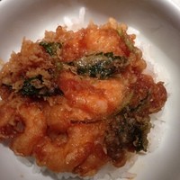 すぎ村 - かき揚げ丼