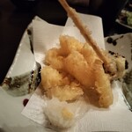 Izakaya Aiueo - タコの天ぷら