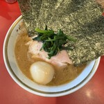 ラーメン濱野家 - 特増しラーメン（並）1,350円。濃厚な乳化系スープ。
