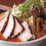 極麺 小次郎  - 赤鬼全部のせお盛