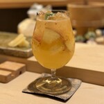 赤坂 鮨 ふくなが - 青森りんごサワー