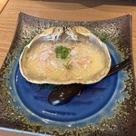 さだ助 - カニ味餡の甲羅蒸し