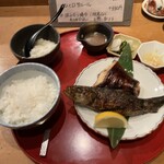 たき下 - 太鰯塩と黒むつ柚香焼き 1,650円