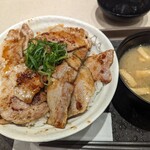 松屋 - 炙り十勝豚丼(大盛)