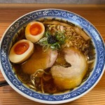 麺屋 夢風 - 本桶醤油らぁめんトリュフ1150円　半熟味玉150円