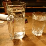 七福 - れんと、ストレートチェイサー付き。