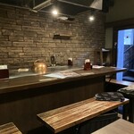 鉄板Diner JAKEN - カウンター席