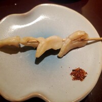 鮨 花おか 渋谷 - アコヤ貝の串焼