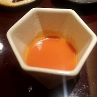 鮨 花おか 渋谷 - 人参すり流し