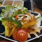 Hakatamabusimisora - サラダもボリュームがあり野菜がシャキシャキ新鮮