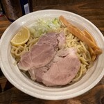 西中島 光龍益 - つけ麺　塩煮豚トッピング