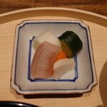 温石 - 香の物（蕪、人参、大根、白菜、胡瓜）