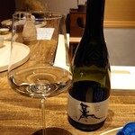 温石 - 福井 黒龍 干支ボトル辰年 生酒（グラス）