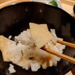 温石 - 筍ご飯