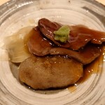 温石 - 真鴨と蓮根団子と白菜の鍋仕立