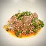 中華寝台 - ■和牛リブロースの火鍋風　黄韮・春菊・まこも茸