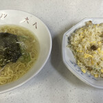 大八 - Aセット塩ラーメン¥700