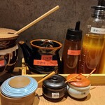 Katsuプリポー - オリジナルの調味料。全てが美味しい!