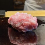 鮨 三心 - ● 青森県大間港産166.6kg 鮪トロ 叩き