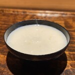 鮨 三心 - ◯白子の擦り流し