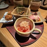 三軒茶屋 - 酒のあて5種盛り