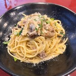 Trattoria Giuliese da emme - 仔羊とキノコのクリームパスタ(+200円)