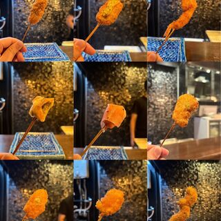 季節の食材と限定串