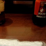 電光石火 - こういうタイプのお絞りが、飲食店って感じ。カフェとかだと平べったい紙ですしね