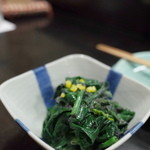 ひょうたん屋 - ほうれん草胡麻和え