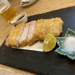 豚と魚 藍カタ - 豚カツ　JAPANX   宮城の蔵王産