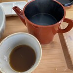 ふらっとsoba - 蕎麦湯のサービス