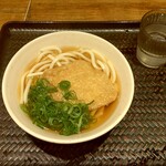 驛麺家 - きつねうどん (税込)390円 (2024.01.12)