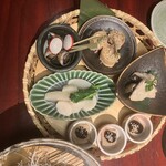 産直さばと青魚 伏見あおい - おばんざい5種もり