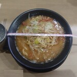 ヌードルショップ アラカワ - 　鴨だし味噌ラーメン　900円　丼の直径21cm