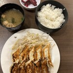 Ishimatsu Gyouza - 焼焼定食　・石松餃子5個、肉餃子5個