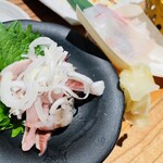 神田魚金 - イワシのお刺身もある脂が乗って美味しかった！