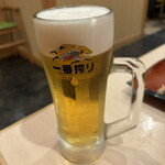 きづなすし - 生ビール　13杯飲んできました