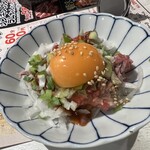 大衆ジンギスカン酒場 ラムちゃん - ラム肉ユッケ