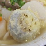 駅うどん - しっぽくうどん