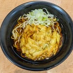 Ekisoba Seiryuusoba - かき揚げそば ¥470