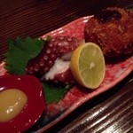 Zen - 蛸の辛子酢味噌とクリームコロッケ