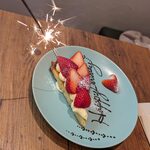 Tonkatsu Cafe Rokubei - お誕生日プレート