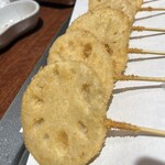 七福神 - れんこん串揚げ