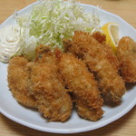 ゆたか - ('13/11)カキフライ（500円）　産地は広島で粒がそろってます