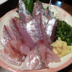 やきとんひなた - アジ刺し