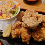 情熱うどん 荒木伝次郎 - ランチ唐揚げセット♪