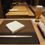 割烹さいお - 生ビール