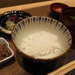 割烹さいお - 銀しゃり＆牛時雨煮