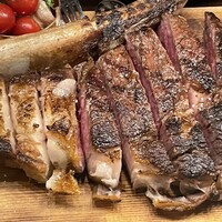  「メトロポリタングリル」 ヒルトン東京 - トマホークの焼いたもの